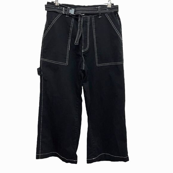 Wild Fable | Cropped Belted Wide Leg Carpenter Pants | Size 2 - Picture 1 of 13